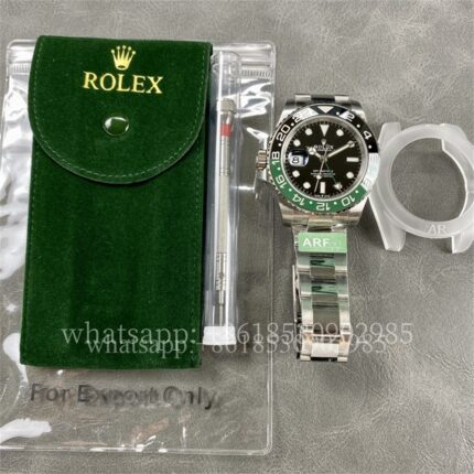Rolex GMT-II Mens Watch M126720VTNR 40mm CAL.3285 Movement Automatic Mechanical Stainless Steel Watches ARF Factory - Image 9