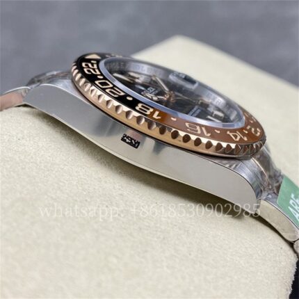 Rolex GMT-II Mens Watch m126711chnr 40mm CAL.3285 Movement Automatic Mechanical Stainless Steel Watches ARF Factory - Image 4