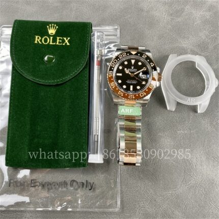 Rolex GMT-II Mens Watch m126711chnr 40mm CAL.3285 Movement Automatic Mechanical Stainless Steel Watches ARF Factory - Image 9