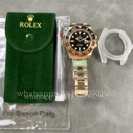 Rolex GMT-II Mens Watch m126715chnr 40mm CAL.3285 Movement Automatic Mechanical Stainless Steel Watches ARF Factory - Image 9