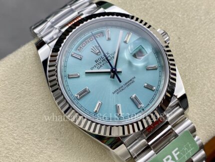 Rolex Daydate Mens Watch 40mm CAL.3255 Movement Automatic Mechanical Stainless Steel Watches AR Factory - Image 4
