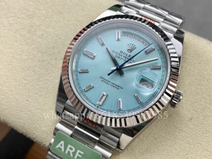 Rolex Daydate Mens Watch 40mm CAL.3255 Movement Automatic Mechanical Stainless Steel Watches AR Factory - Image 3