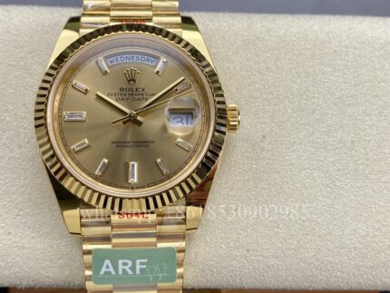 Rolex Daydate Mens Watch 40mm CAL.3255 Movement Automatic Mechanical Stainless Steel Watches AR Factory