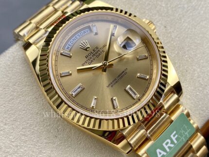 Rolex Daydate Mens Watch 40mm CAL.3255 Movement Automatic Mechanical Stainless Steel Watches AR Factory - Image 4