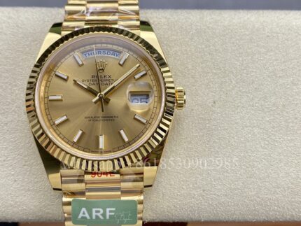 Rolex Daydate Mens Watch 40mm CAL.3255 Movement Automatic Mechanical Stainless Steel Watches ARF Factory