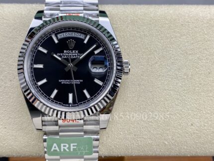 Rolex Daydate Mens Watch 40mm CAL.3255 Movement Automatic Mechanical Stainless Steel Watches AR Factory