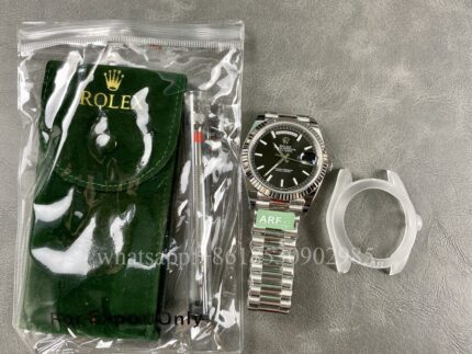 Rolex Daydate Mens Watch 40mm CAL.3255 Movement Automatic Mechanical Stainless Steel Watches AR Factory - Image 9