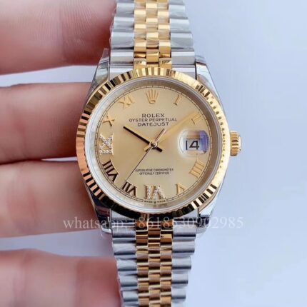 Rolex DATEJUST Unisex Watch 36mm CAL.2813 2836 3235 Movement Automatic Mechanical Stainless Steel Watches BP Factory