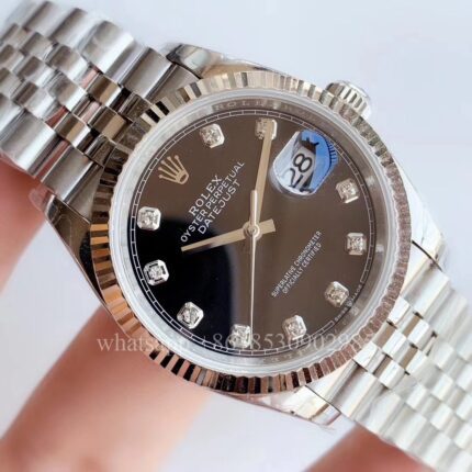 Rolex DATEJUST Unisex Watch 36mm CAL.2813 2836 3235 Movement Automatic Mechanical Stainless Steel Watches BP Factory - Image 4