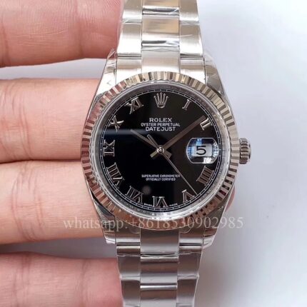 Rolex DATEJUST Unisex Watch 36mm CAL.2813 2836 3235 Movement Automatic Mechanical Stainless Steel Watches BP Factory