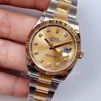 Rolex DATEJUST Unisex Watch 36mm CAL.2813 2836 3235 Movement Automatic Mechanical Stainless Steel Watches BP Factory - Image 3