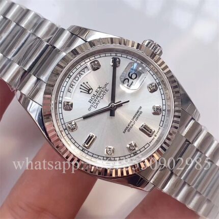 Rolex Daydate Mens Watch 36mm CAL.2813 2836 3235 Movement Automatic Mechanical Stainless Steel Watches BP Factory - Image 2