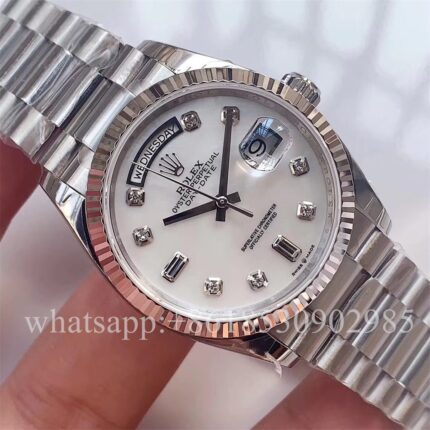 Rolex Daydate Mens Watch 36mm CAL.2813 2836 3235 Movement Automatic Mechanical Stainless Steel Watches BP Factory - Image 2