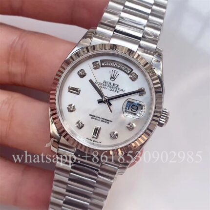 Rolex Daydate Mens Watch 36mm CAL.2813 2836 3235 Movement Automatic Mechanical Stainless Steel Watches BP Factory - Image 3