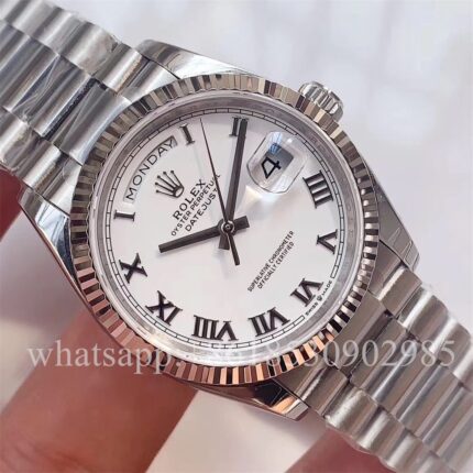 Rolex Daydate Mens Watch 36mm CAL.2813 2836 3235 Movement Automatic Mechanical Stainless Steel Watches BP Factory - Image 3