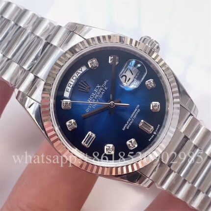 Rolex Daydate Mens Watch 36mm CAL.2813 2836 3235 Movement Automatic Mechanical Stainless Steel Watches BP Factory - Image 3