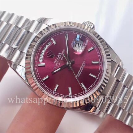 Rolex Daydate Mens Watch 36mm CAL.2813 2836 3235 Movement Automatic Mechanical Stainless Steel Watches BP Factory - Image 3