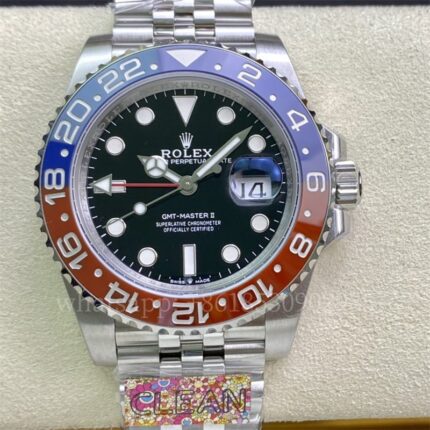 Rolex GMT-II Mens Watch m126710blro 40mm CAL.3285 Movement Automatic Mechanical Stainless Steel Watches Clean Factory