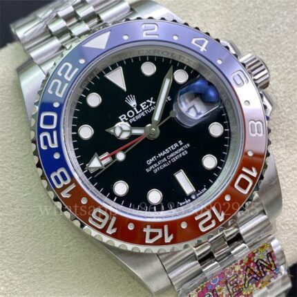 Rolex GMT-II Mens Watch m126710blro 40mm CAL.3285 Movement Automatic Mechanical Stainless Steel Watches Clean Factory - Image 3