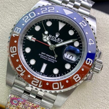 Rolex GMT-II Mens Watch m126710blro 40mm CAL.3285 Movement Automatic Mechanical Stainless Steel Watches Clean Factory - Image 2