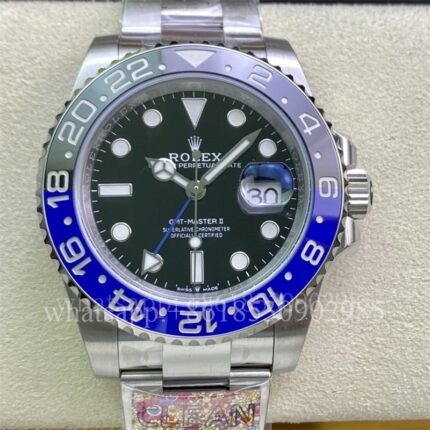 Rolex GMT-II Mens Watch m126710blnr 40mm CAL.3285 Movement Automatic Mechanical Stainless Steel Watches Clean Factory