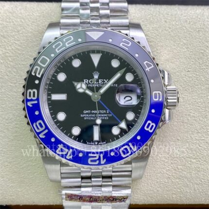 Rolex GMT-II Mens Watch m126710blnr 40mm CAL.3285 Movement Automatic Mechanical Stainless Steel Watches Clean Factory