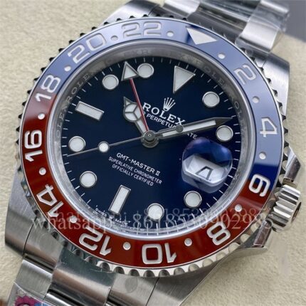 Rolex GMT-II Mens Watch m126719blro 40mm CAL.3285 Movement Automatic Mechanical Stainless Steel Watches Clean Factory - Image 3
