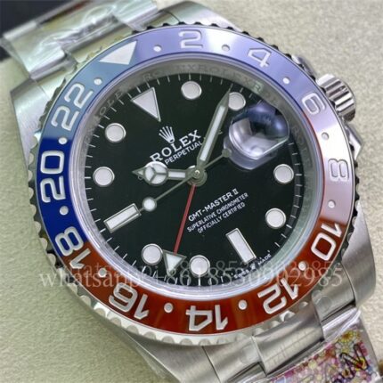 Rolex GMT-II Mens Watch m126710blro 40mm CAL.3285 Movement Automatic Mechanical Stainless Steel Watches Clean Factory - Image 2