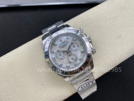 Rolex DAY-Tona Mens Watch 40mm CAL. 4130 Movement Automatic Mechanical Stainless Steel Watches Clean Factory - Image 4