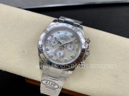 Rolex DAY-Tona Mens Watch 40mm CAL. 4130 Movement Automatic Mechanical Stainless Steel Watches Clean Factory - Image 5