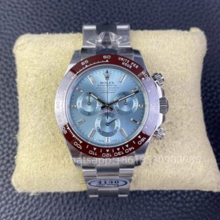 Rolex DAY-Tona Mens Watch 40mm CAL. 4130 Movement Automatic Mechanical Stainless Steel Watches Clean Factory