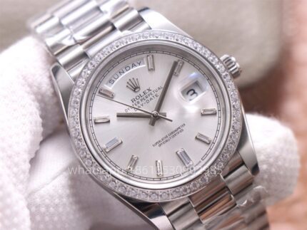 Rolex Daydate Mens Watch 40mm CAL.2813 2836 3235 Movement Automatic Mechanical Stainless Steel Watches BP Factory - Image 4