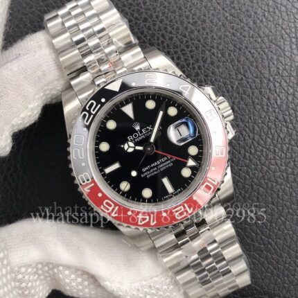 Rolex GMT-II Mens Watch 40mm CAL.3186 Movement Automatic Mechanical Stainless Steel Watches GM Factory - Image 4