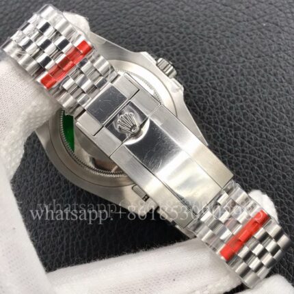 Rolex GMT-II Mens Watch 40mm CAL.3186 Movement Automatic Mechanical Stainless Steel Watches GM Factory - Image 7