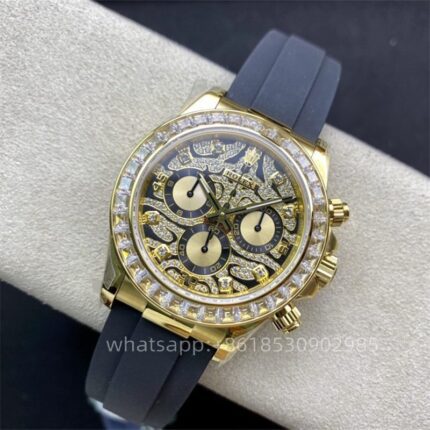 Rolex DAY-Tona Mens Watch 40mm CAL. 4130 Movement Automatic Mechanical Stainless Steel Watches JH Factory - Image 4