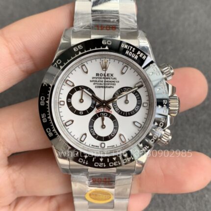 Rolex DAY-Tona Mens Watch 40mm CAL. 4130 Movement Automatic Mechanical Stainless Steel Watches N Factory