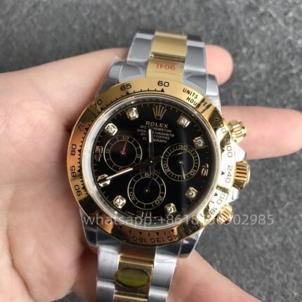 Rolex DAY-Tona Mens Watch 40mm CAL. 4130 Movement Automatic Mechanical Stainless Steel Watches N Factory