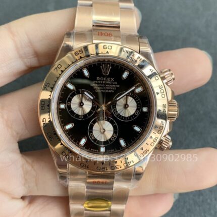 Rolex DAY-Tona Mens Watch 40mm CAL. 4130 Movement Automatic Mechanical Stainless Steel Watches N Factory