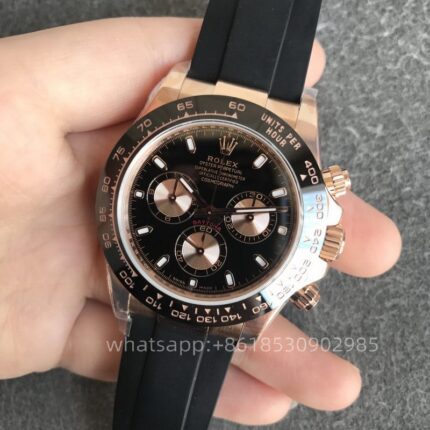 Rolex DAY-Tona Mens Watch 40mm CAL. 4130 Movement Automatic Mechanical Stainless Steel Watches VS Factory - Image 4