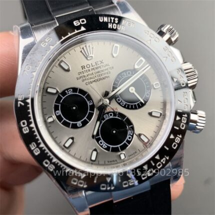 Rolex DAY-Tona Mens Watch 40mm CAL. 4130 Movement Automatic Mechanical Stainless Steel Watches N Factory - Image 4