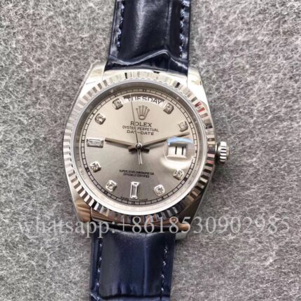 Rolex Daydate Mens Watch 36mm CAL.2813 Movement Automatic Mechanical Stainless Steel Watches