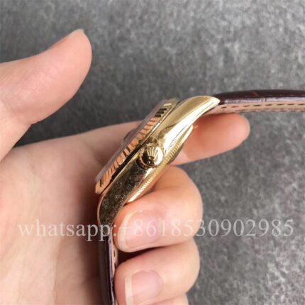 Rolex Daydate Mens Watch 36mm CAL.2813 Movement Automatic Mechanical Stainless Steel Watches - Image 5