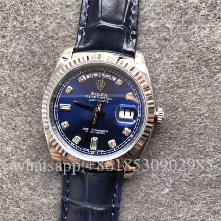 Rolex Daydate Mens Watch 36mm CAL.2813 Movement Automatic Mechanical Stainless Steel Watches - Image 4