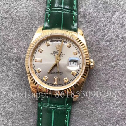 Rolex Daydate Mens Watch 36mm CAL.2813 Movement Automatic Mechanical Stainless Steel Watches - Image 4