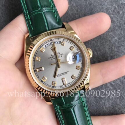 Rolex Daydate Mens Watch 36mm CAL.2813 Movement Automatic Mechanical Stainless Steel Watches - Image 3