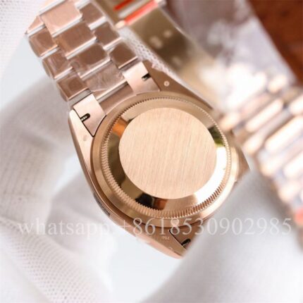 Rolex Daydate Mens Watch 36mm CAL.2813 Movement Automatic Mechanical Stainless Steel Watches - Image 7