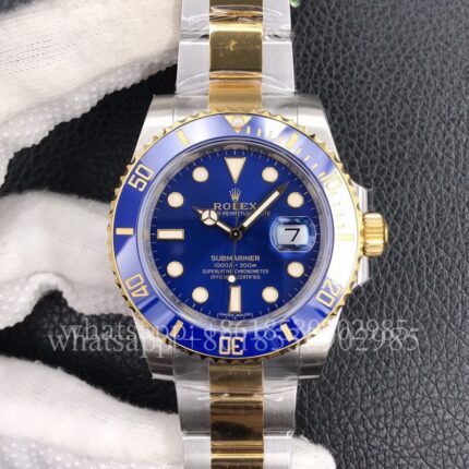 VS Factory Rolex Submariner Mens Watch 116613LB 40mm CAL.3135 Movement Automatic Mechanical Stainless Steel Watches