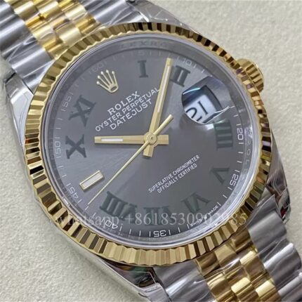 Rolex DATEJUST Unisex Watch 36mm CAL.3235 Movement Automatic Mechanical Stainless Steel Watches VS Factory - Image 2