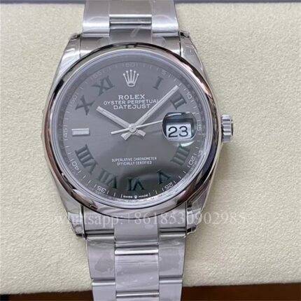 Rolex DATEJUST Unisex Watch 36mm CAL.3235 Movement Automatic Mechanical Stainless Steel Watches VS Factory