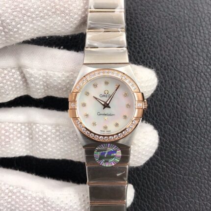OMEGA CONSTELLATION Womens Watch 27mm CAL.1376 Movement Automatic mechanical Stainless Steel Watches ZF Factory